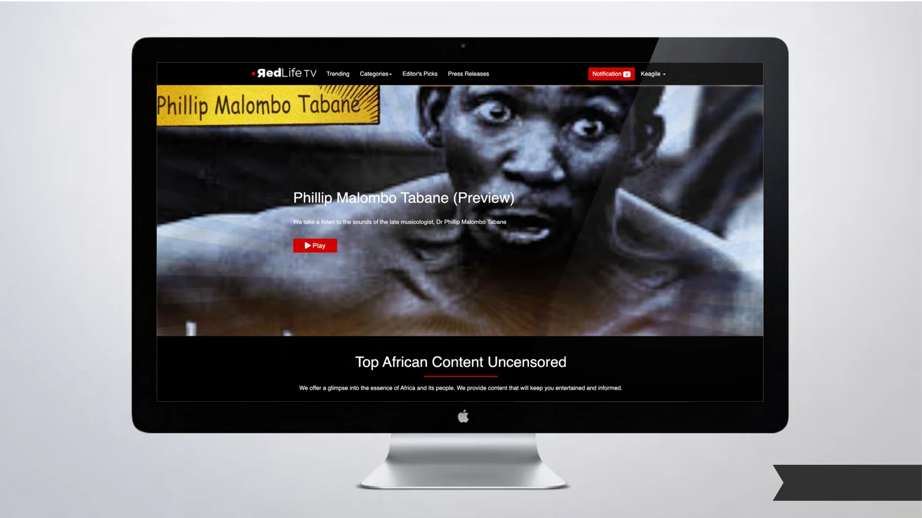 Redlife TV platform preview